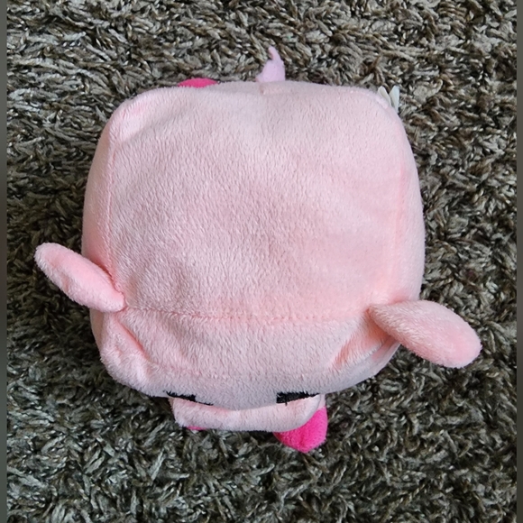 Minecraft Nanco Pixel Cube Pink Pig Plush - Picture 2 of 6